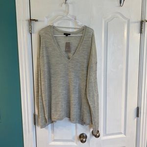 Lane Bryant Lightweight silver sweater 22/24 NWT